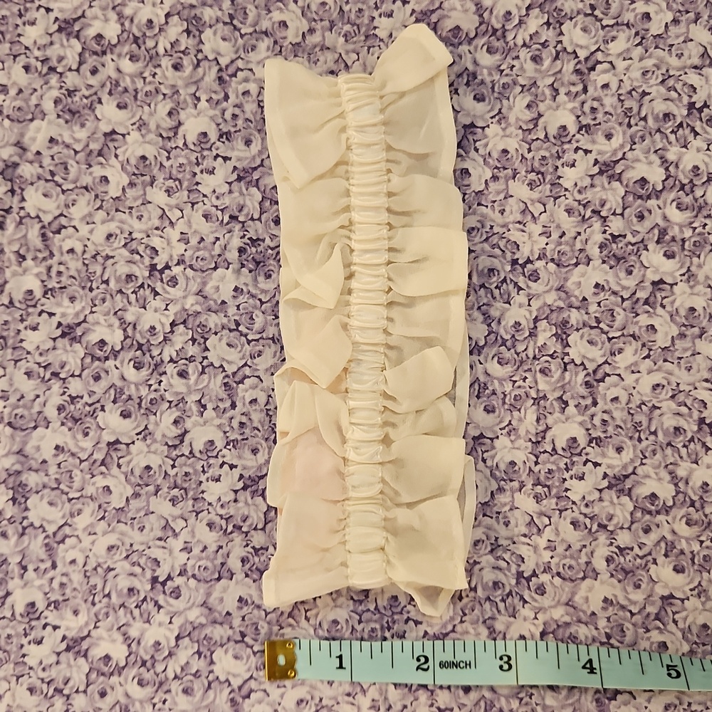 Victoria's Secret | Ivory Color | Wedding Garter | Y2K | Single Flower & Bead - Picture 11 of 12